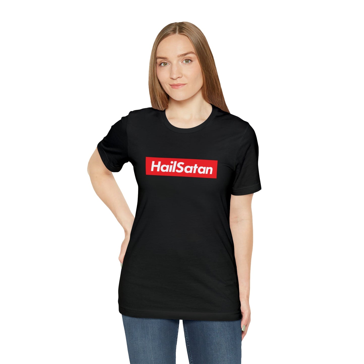 Hail Satan 'preme short sleeve t-shirt