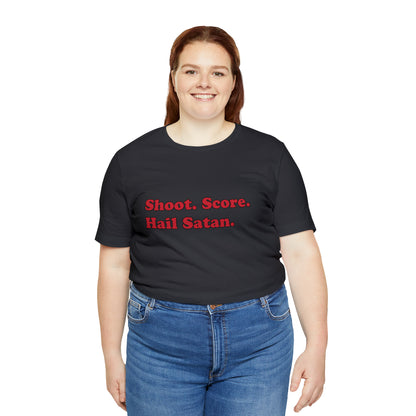 Shoot. Score. short sleeve t-shirt