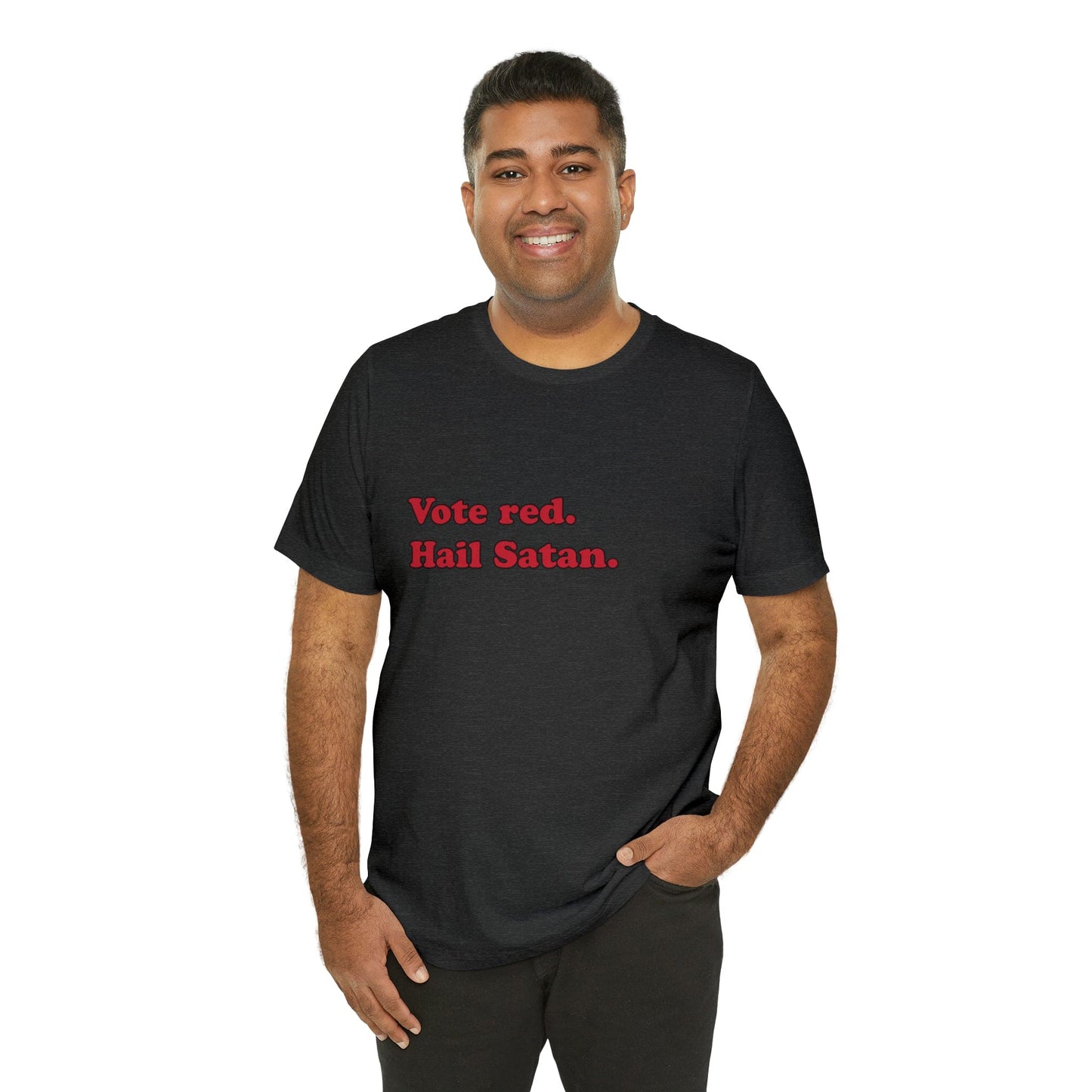 Vote red. short sleeve t-shirt