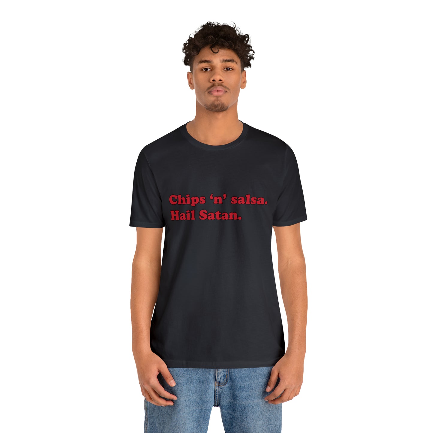 Chips 'n' salsa. short sleeve t-shirt