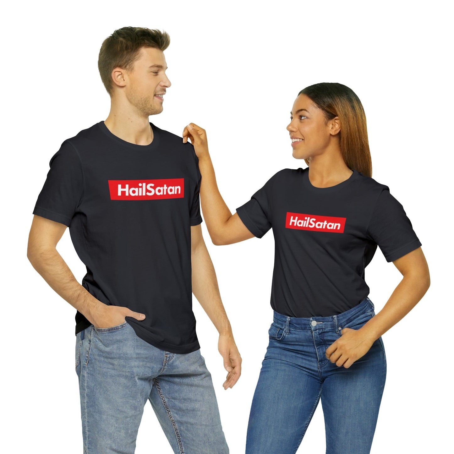 Hail Satan 'preme short sleeve t-shirt