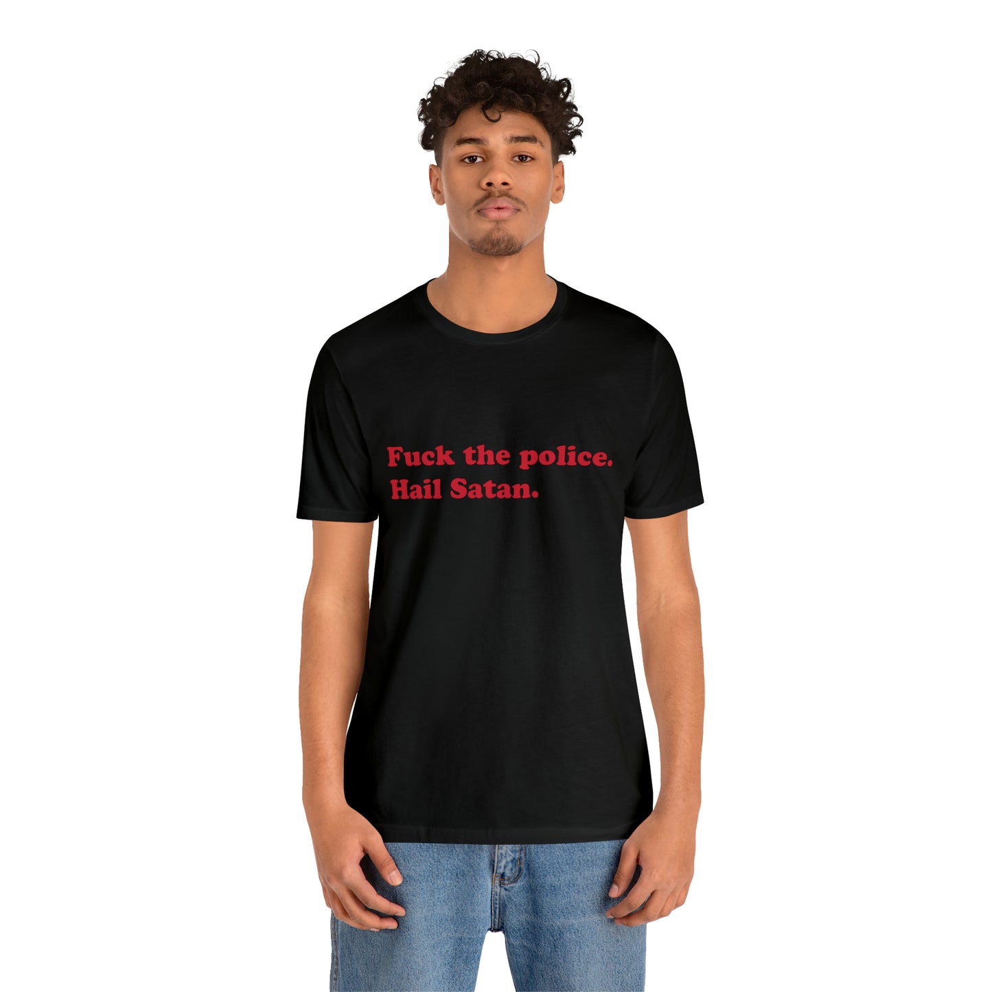 Fuck the police. short sleeve t-shirt