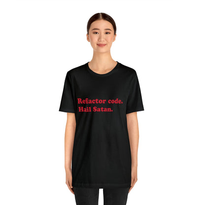 Refactor code. short sleeve t-shirt