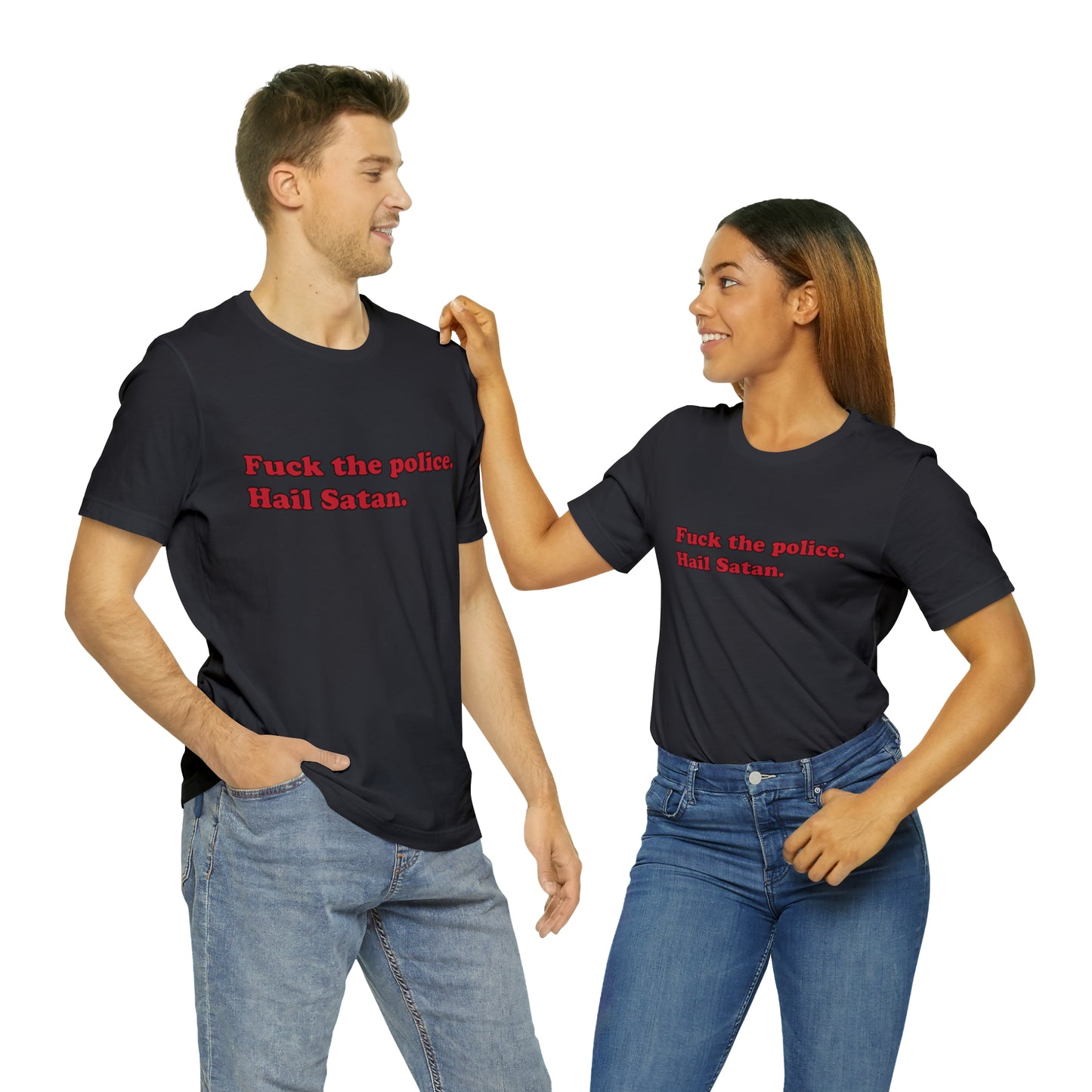 Fuck the police. short sleeve t-shirt