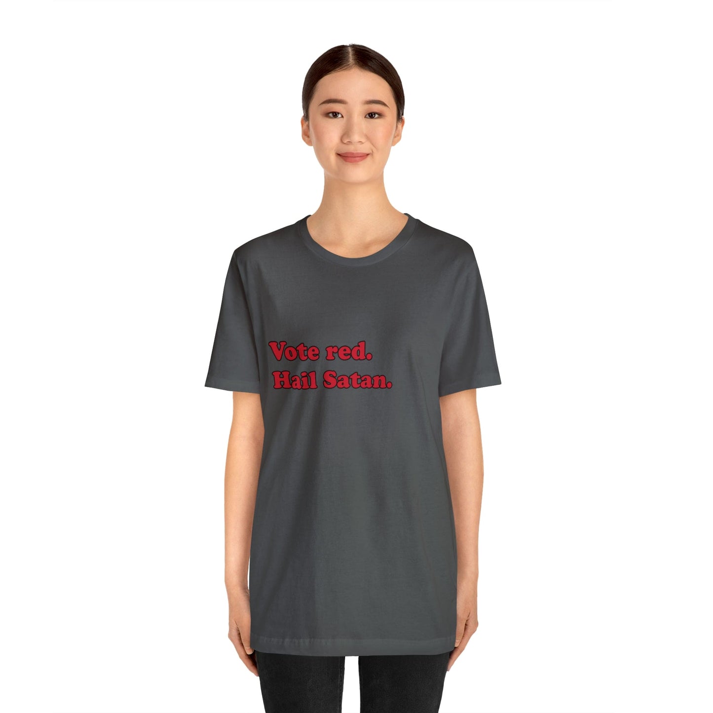 Vote red. short sleeve t-shirt