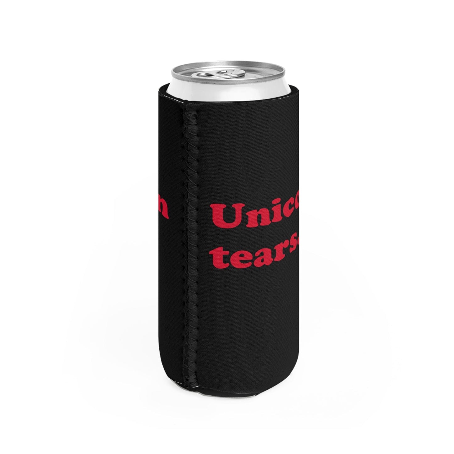 Unicorn Tears slim can cooler