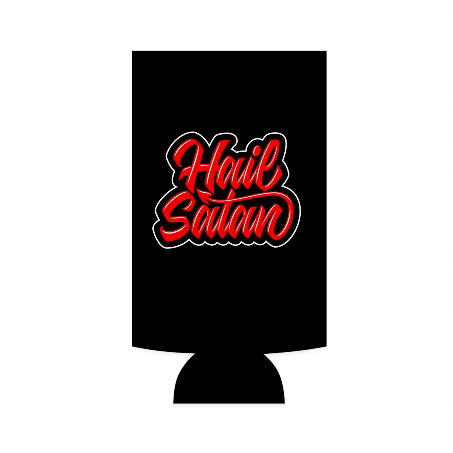 Hail Satan slim can cooler