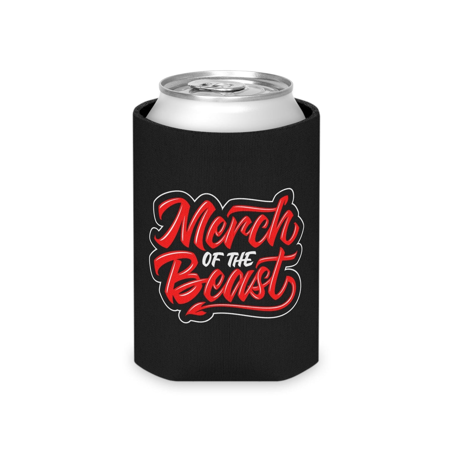 Merch of the Beast logo can cooler