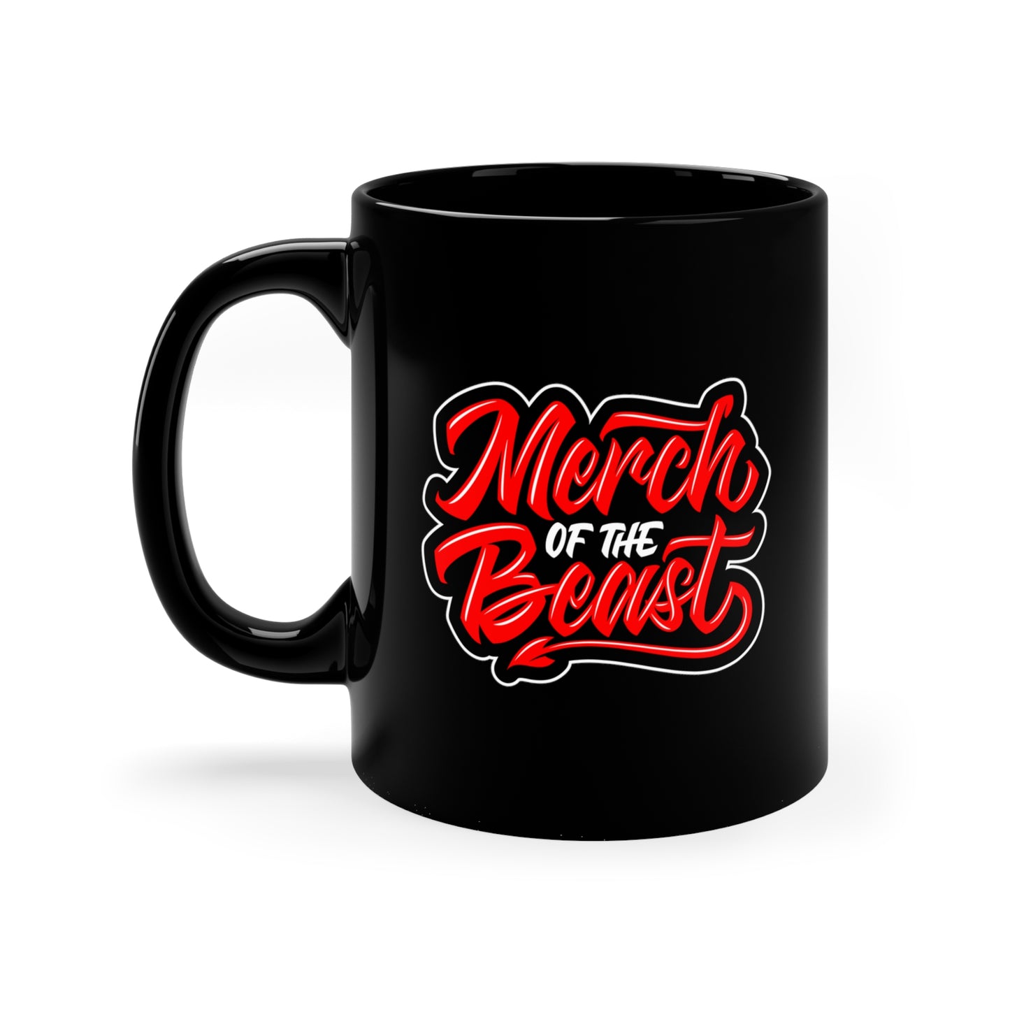 Merch of the Beast logo mug