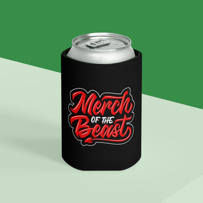 Merch of the Beast logo can cooler