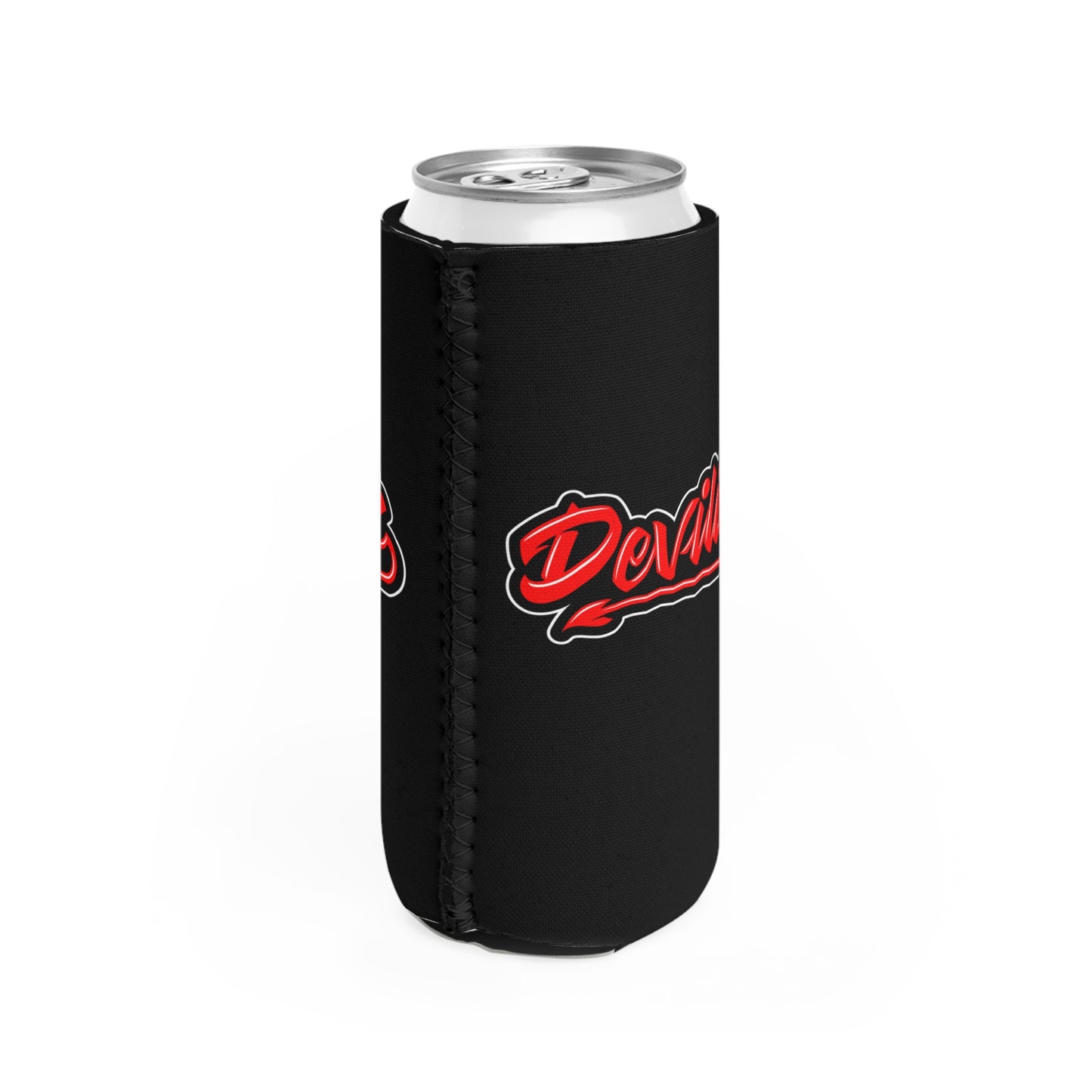 Devilish slim can cooler